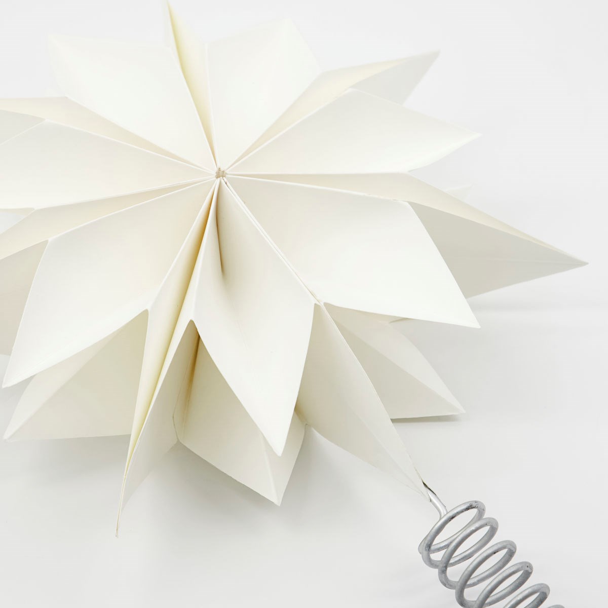 Vánoční hvězda CAPPELA na strom bílá P. 25 cm_0