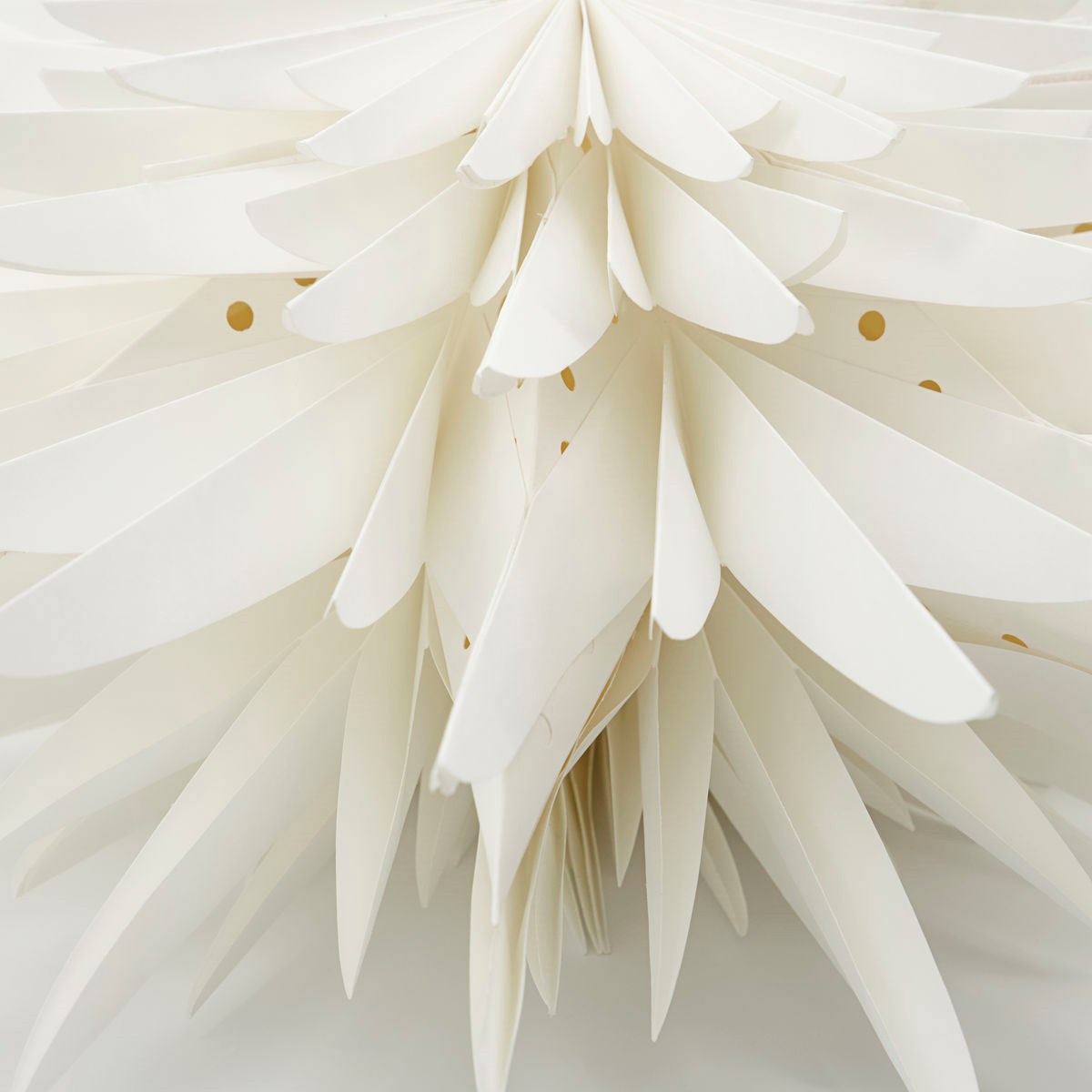 Papírová hvězda na zavěšení DUST slon.kost  P.40 cm_0