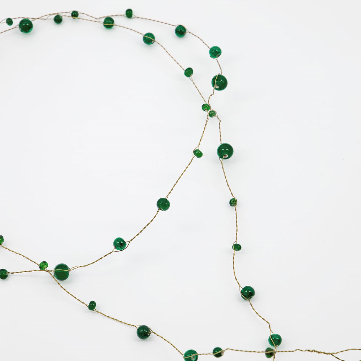 Girlanda korálková D.150 cm zelená_0