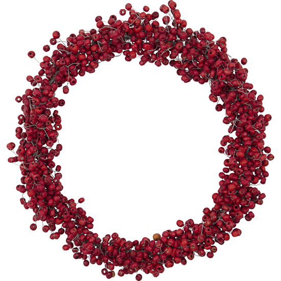 Věnec WINTER P.23 cm červený_0