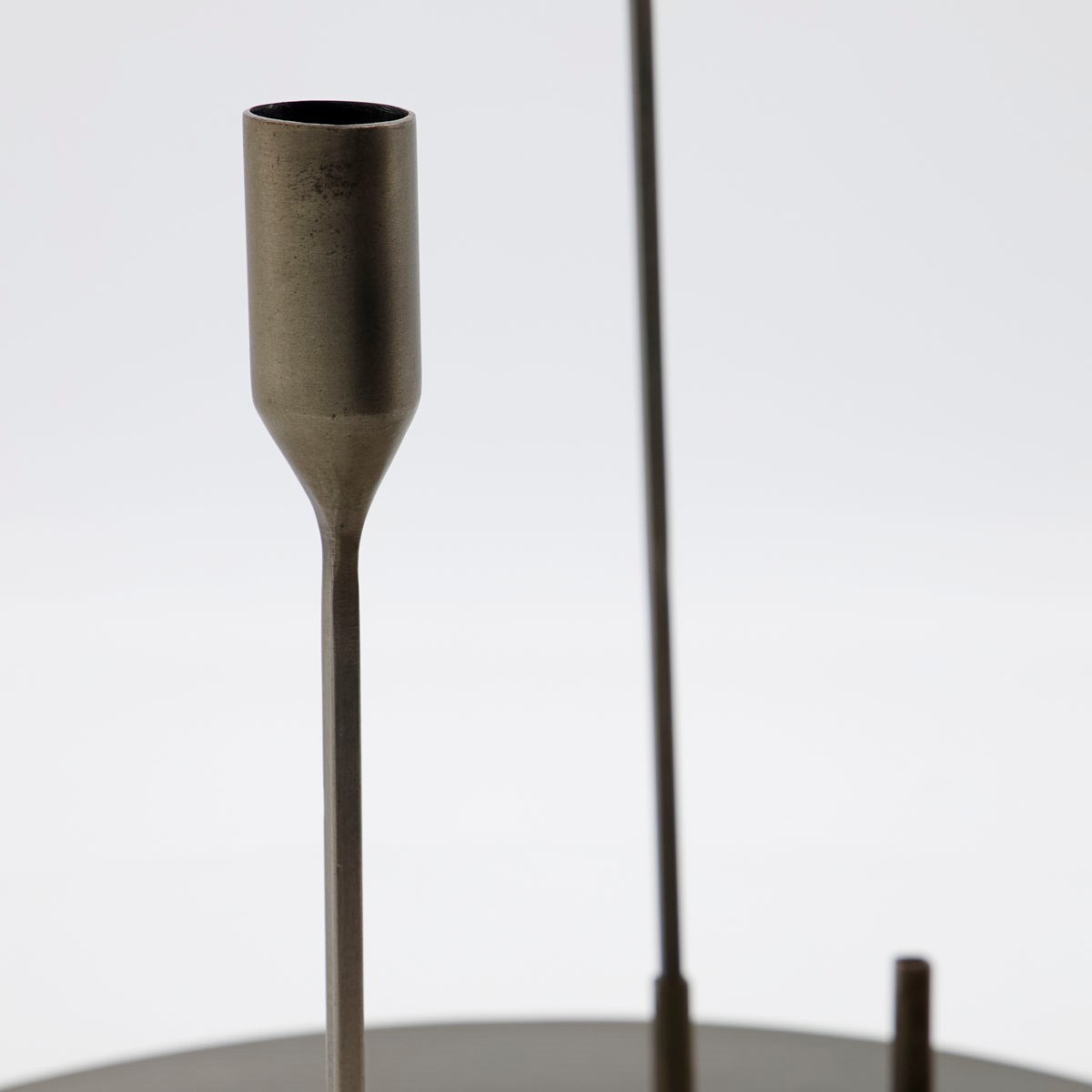 Kovový svícen na 4 svíčky ADVENT 38 cm champagneh_0