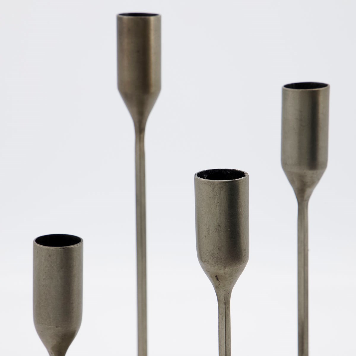 Kovový svícen na 4 svíčky ADVENT 30 cm champagneh_0