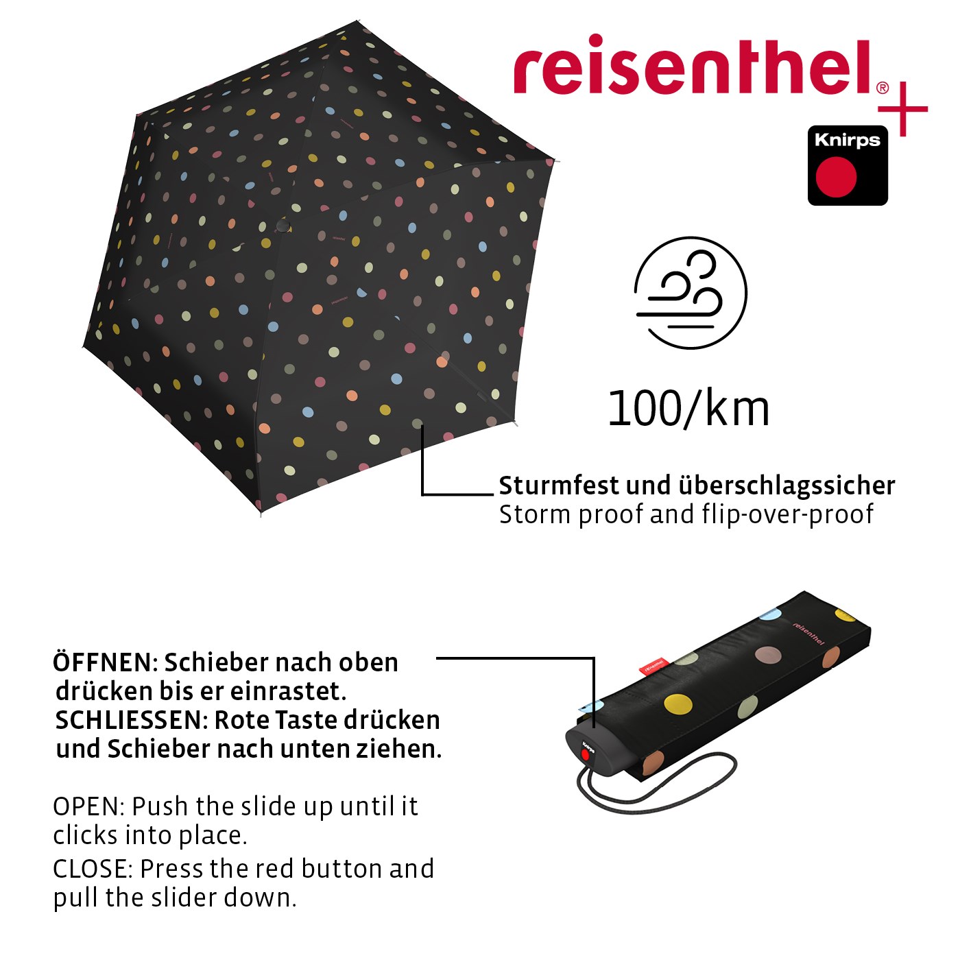 Deštník Umbrella Pocket Mini dots_1