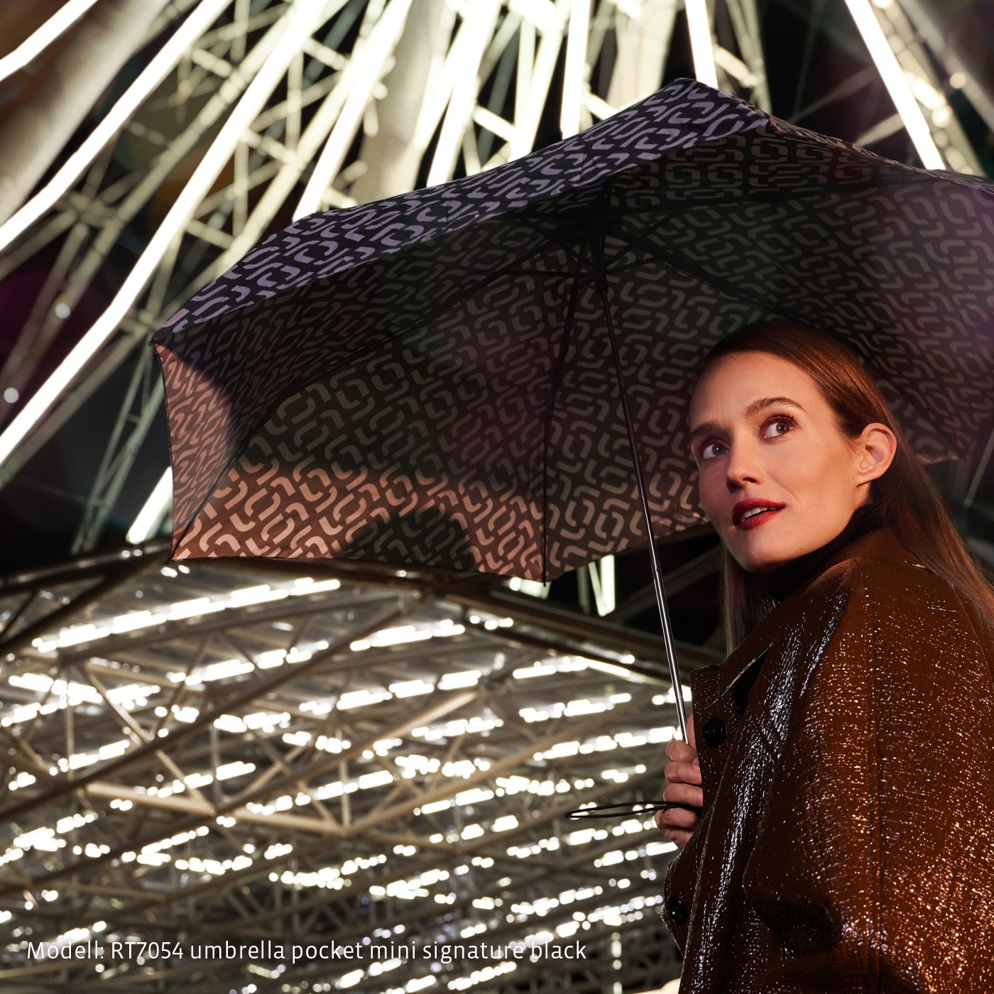 Deštník Umbrella Pocket Mini baroque taupe_2