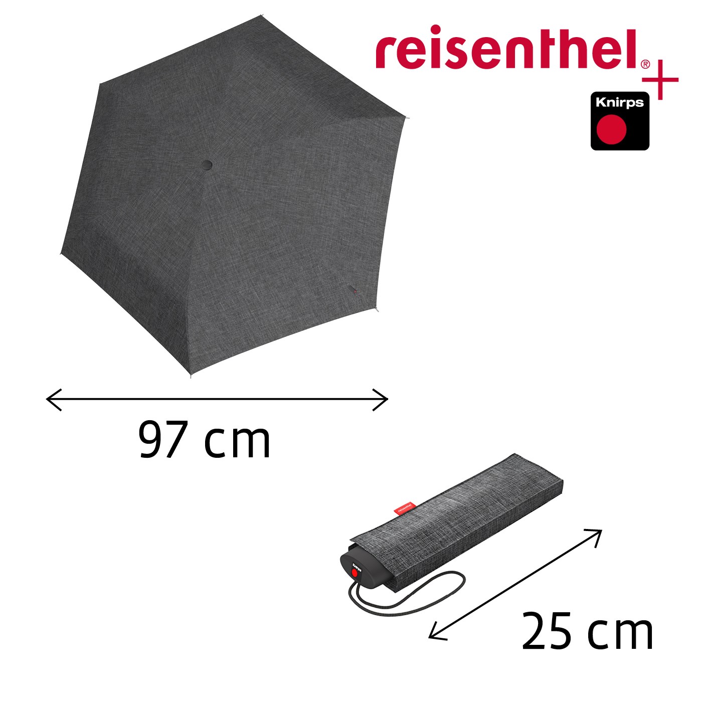 Deštník Umbrella Pocket Mini twist silver_0