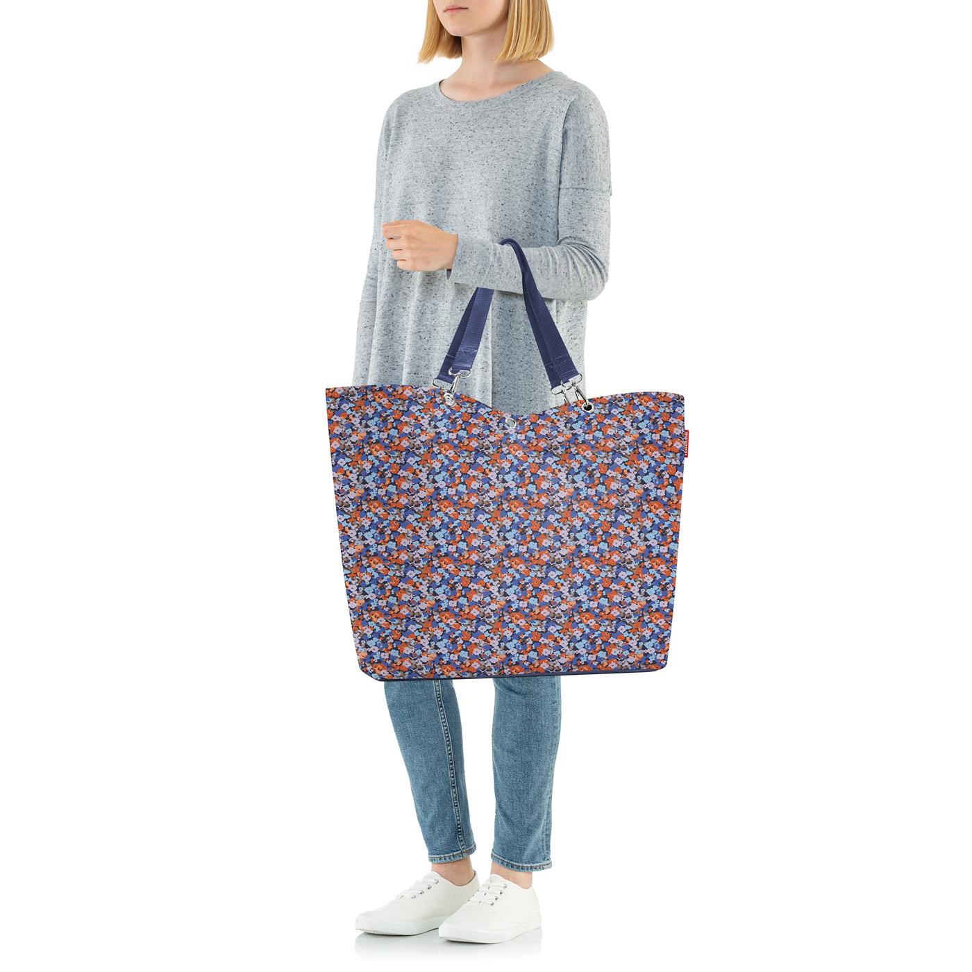Taška přes rameno Shopper XL viola blue_1