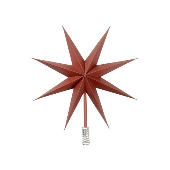 Papírová hvězda/čpice na strom TOP STAR červená_0