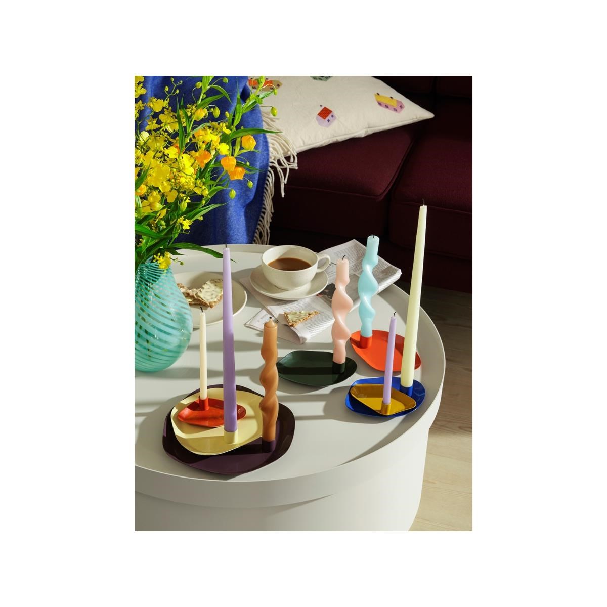 Máčené svíčky - žluté SET/10ks_3