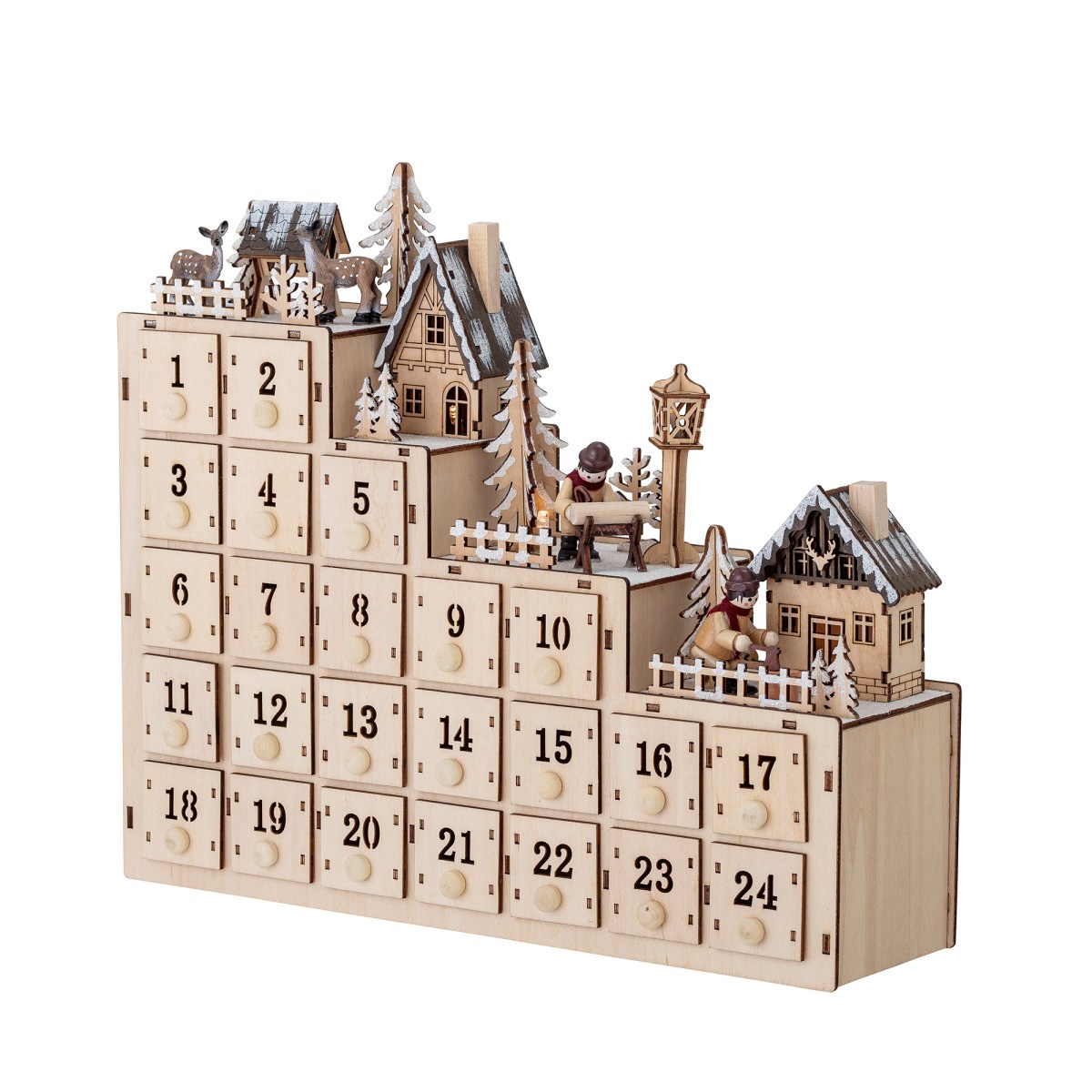 Adventní kalendář Richie, 38x33 cm, překližka_0