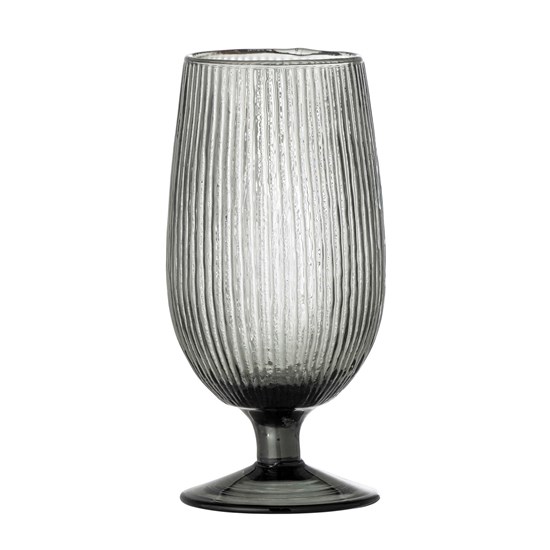 Sklenice na pivo Tabita šedá, recyklované sklo_0