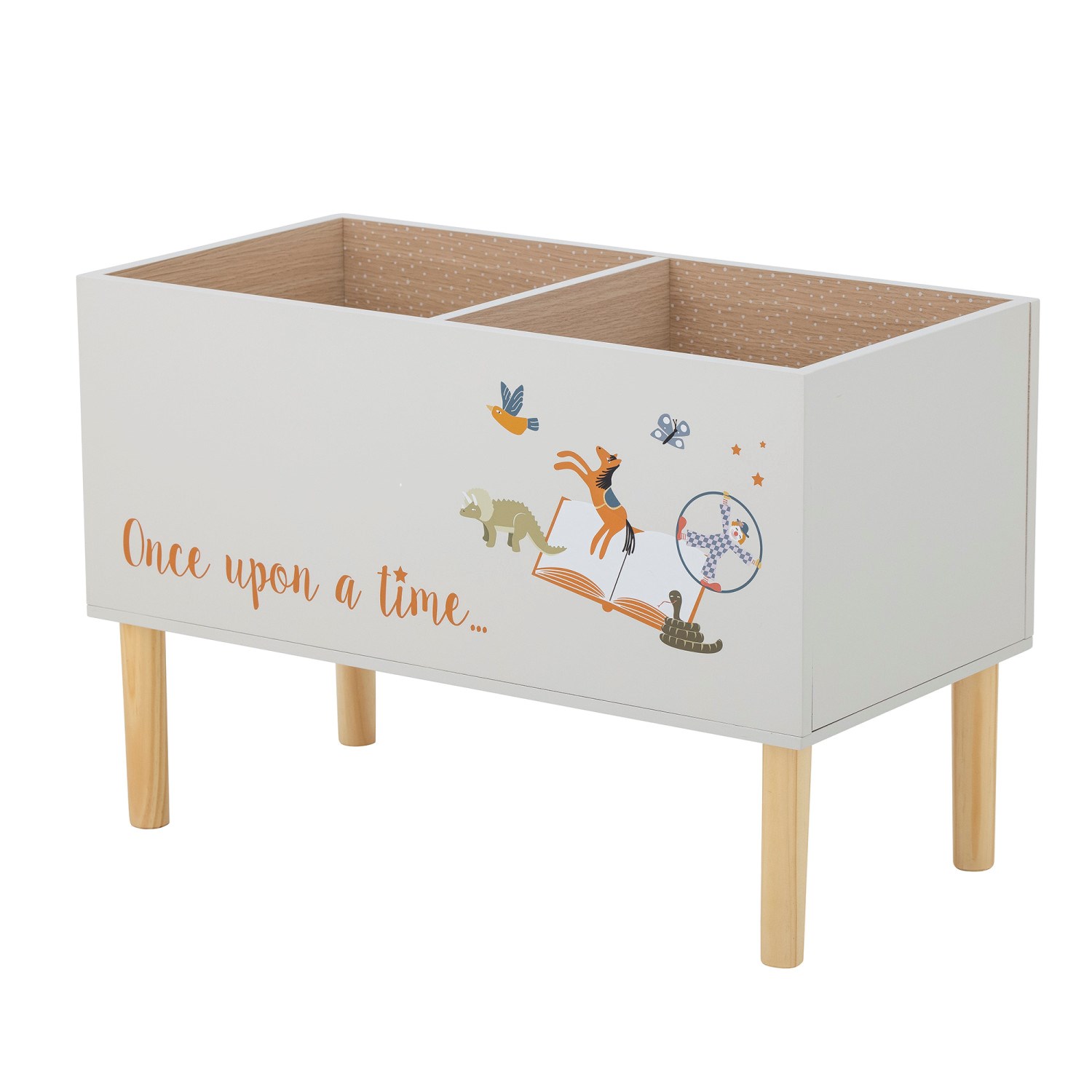 Stojan na knihy Salam šedý MDF_0