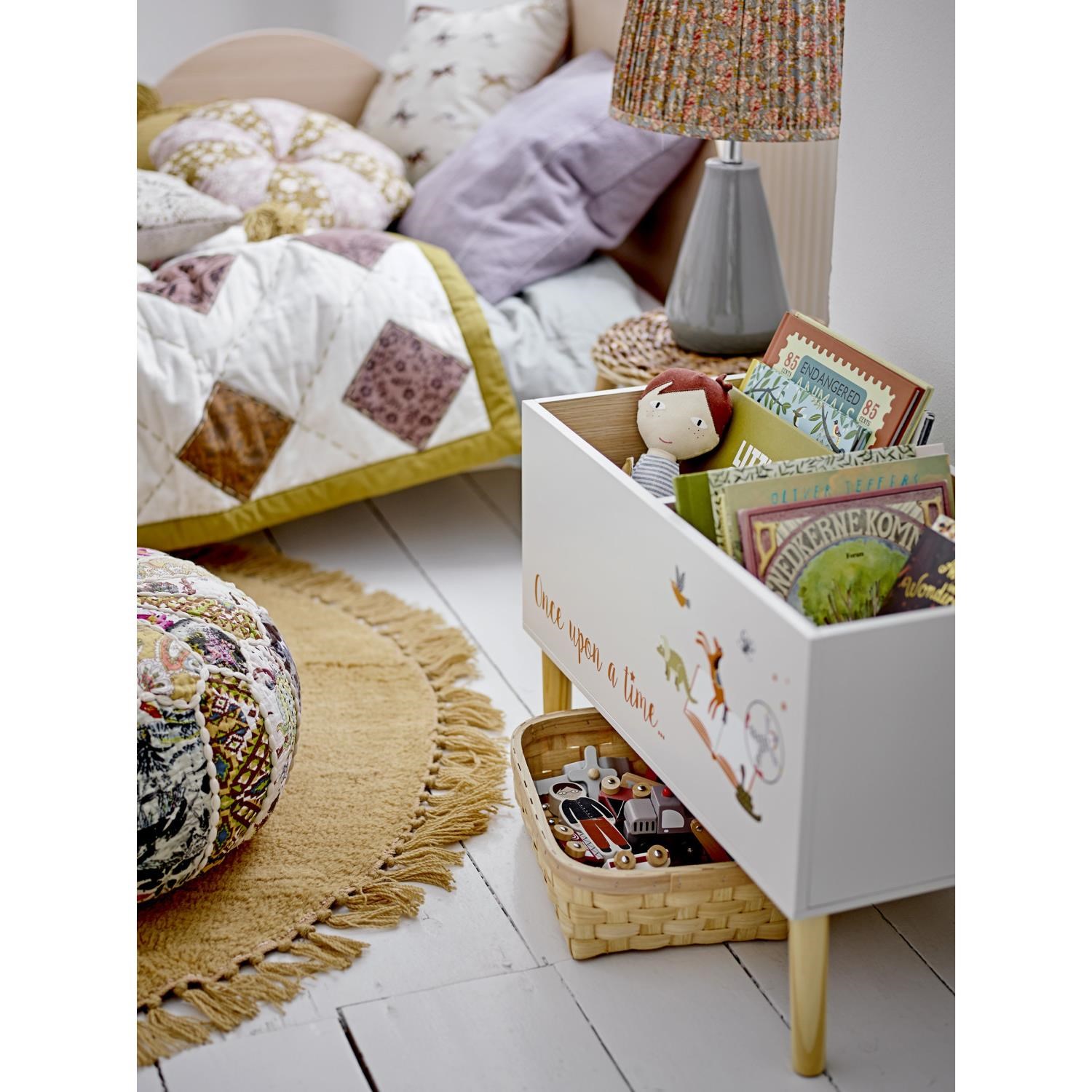 Stojan na knihy Salam šedý MDF_2