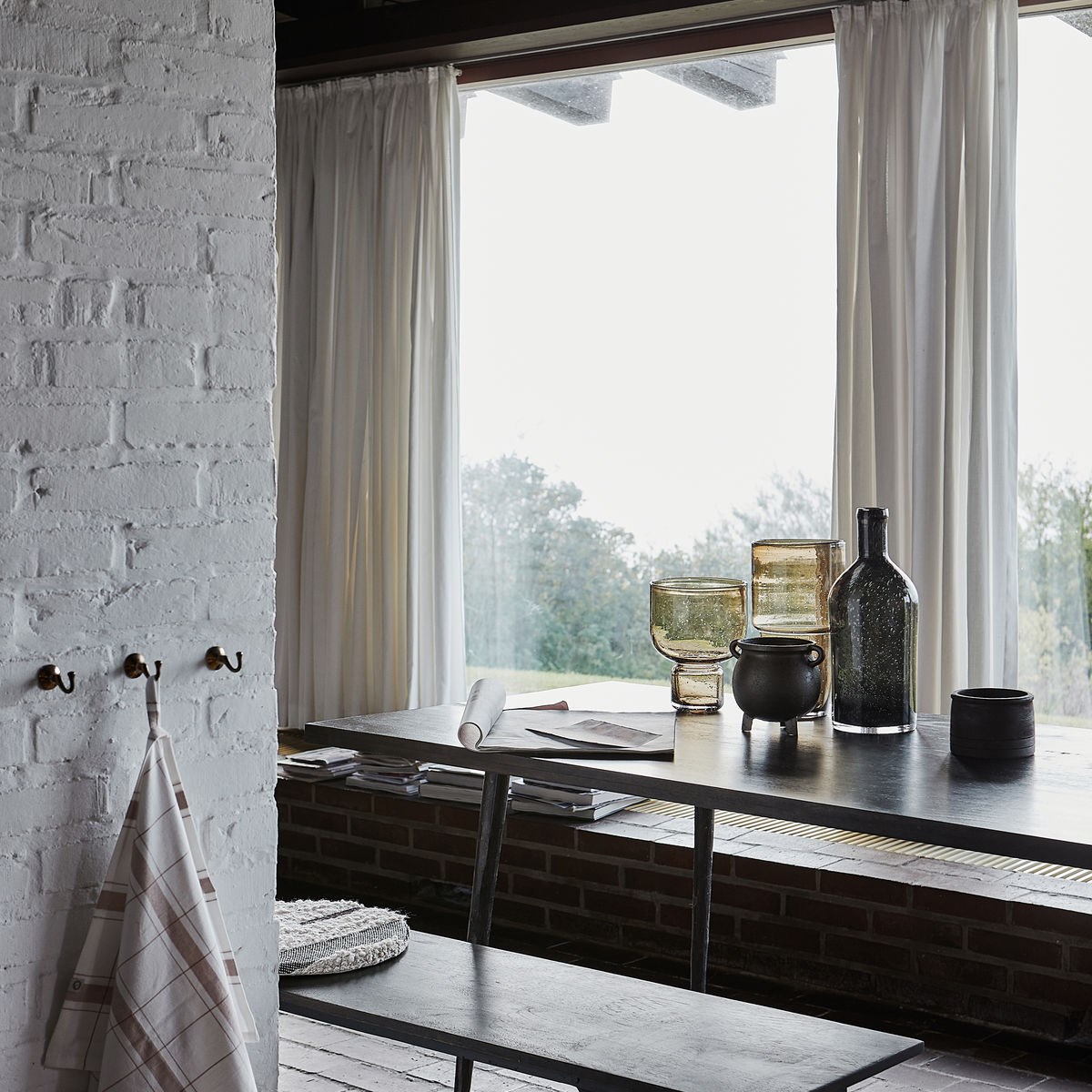 Váza FARIDA 20 cm hnědá_1