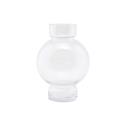 Váza  BUBBLE 25 cm čirá_2