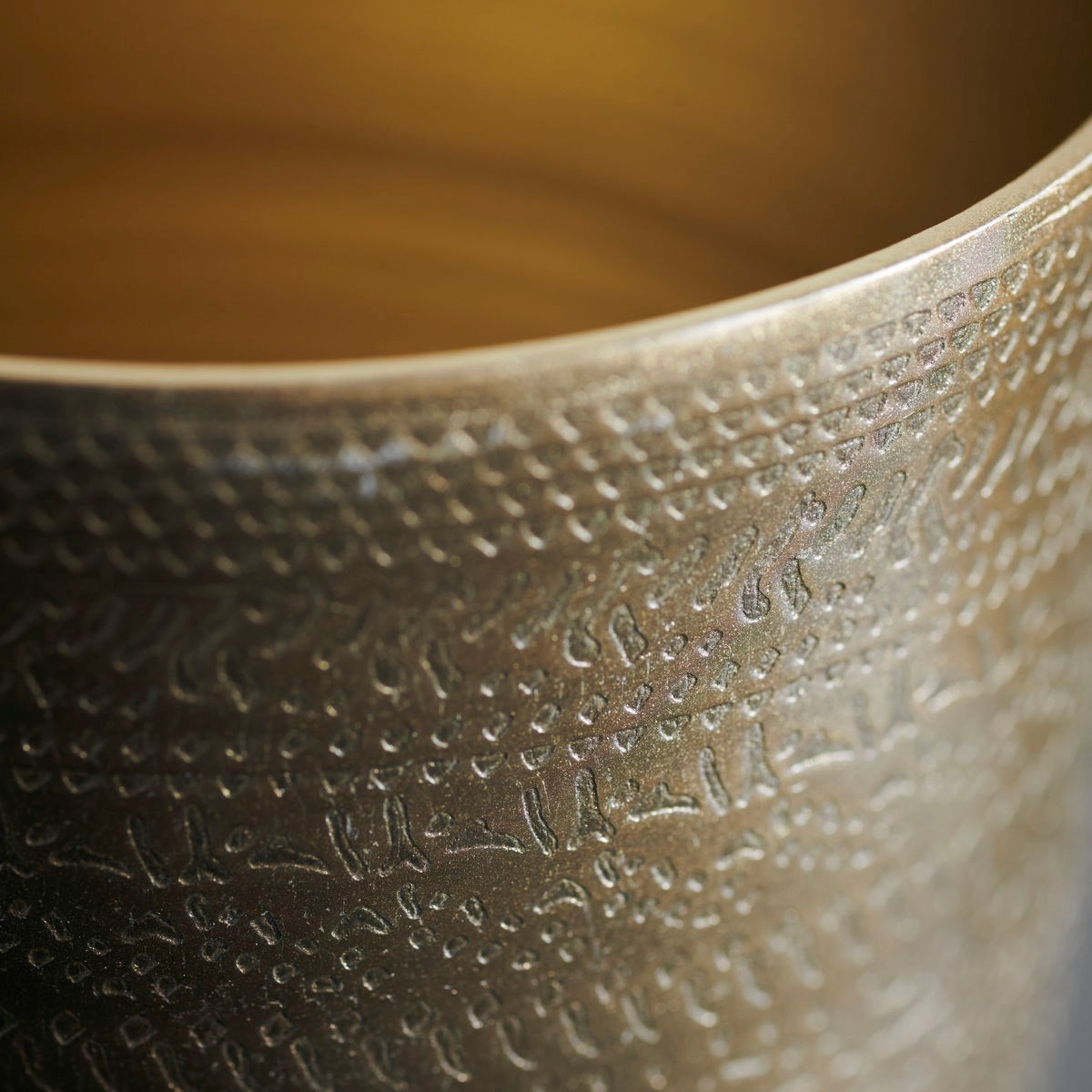 Květináč CHAPPRA 9 cm starožitná mosaz_1