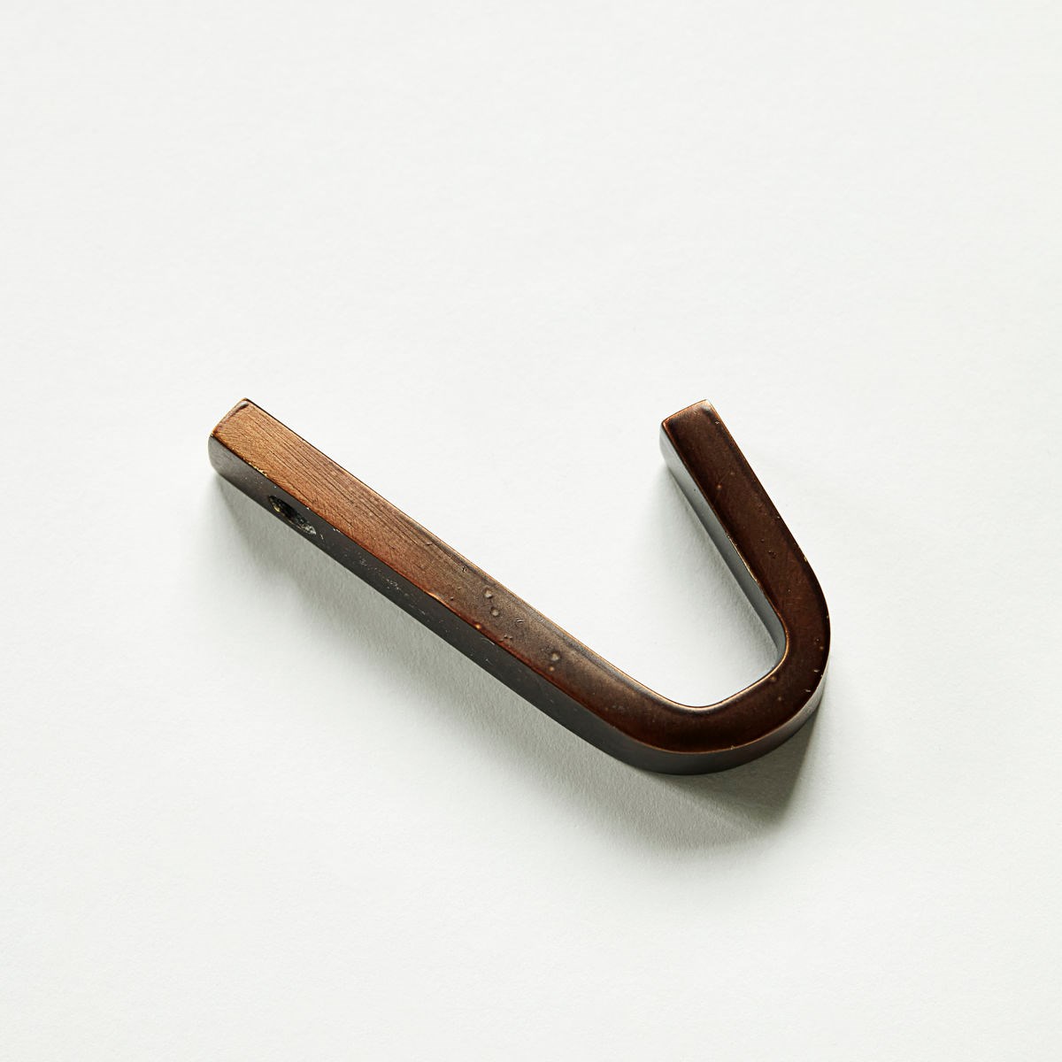 Kovový háček BATH 5 cm SET/3ks hnědá mosaz_2