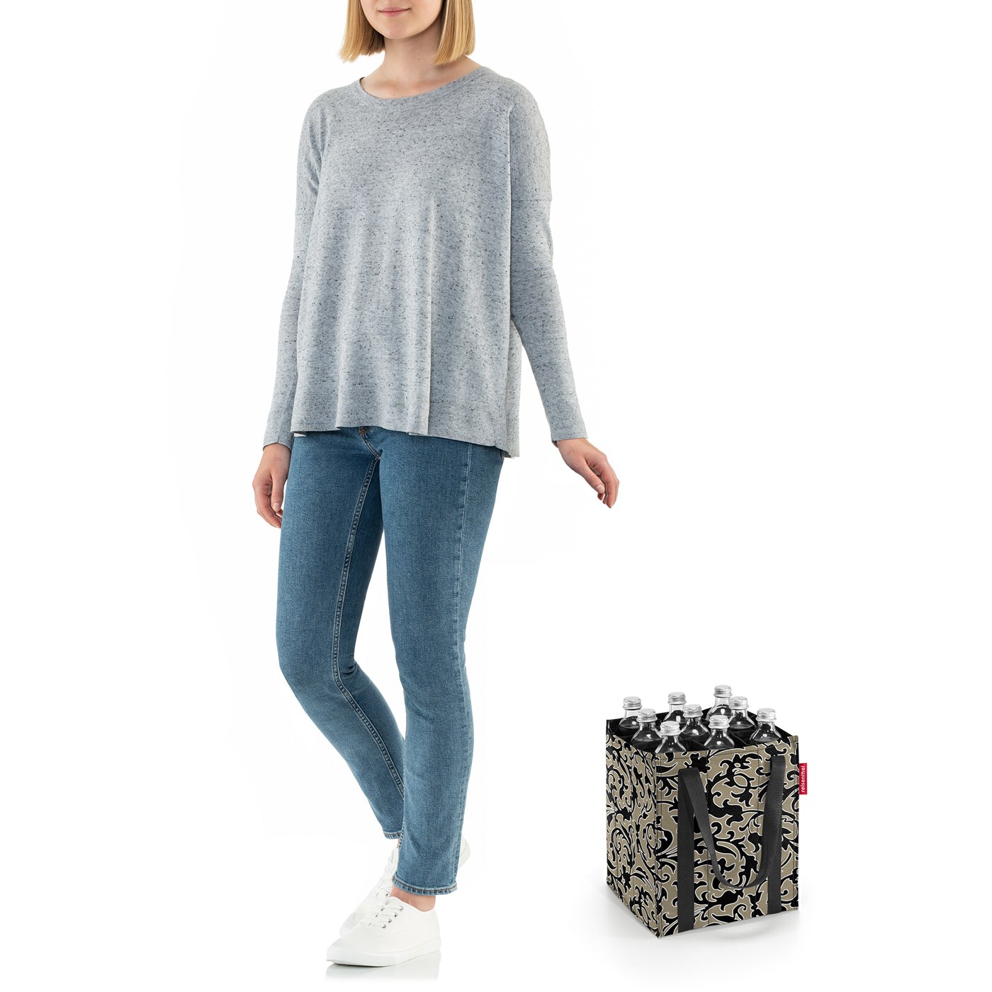 Taška na lahve Bottlebag baroque marble_0