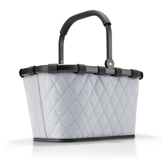 Nákupní košík Carrybag rhombus light grey_6