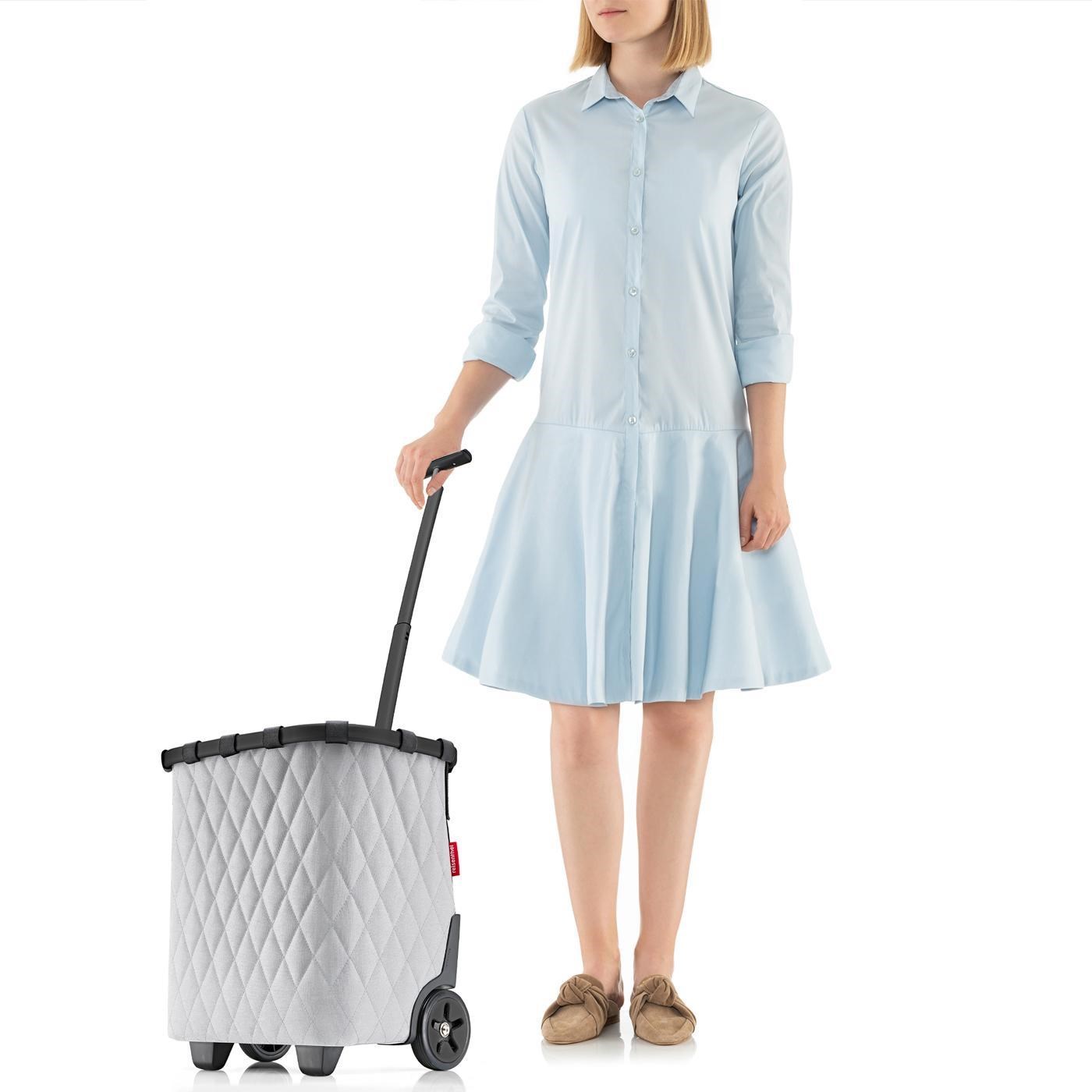 Taška na kolečkách Carrycruiser rhombus light grey_5