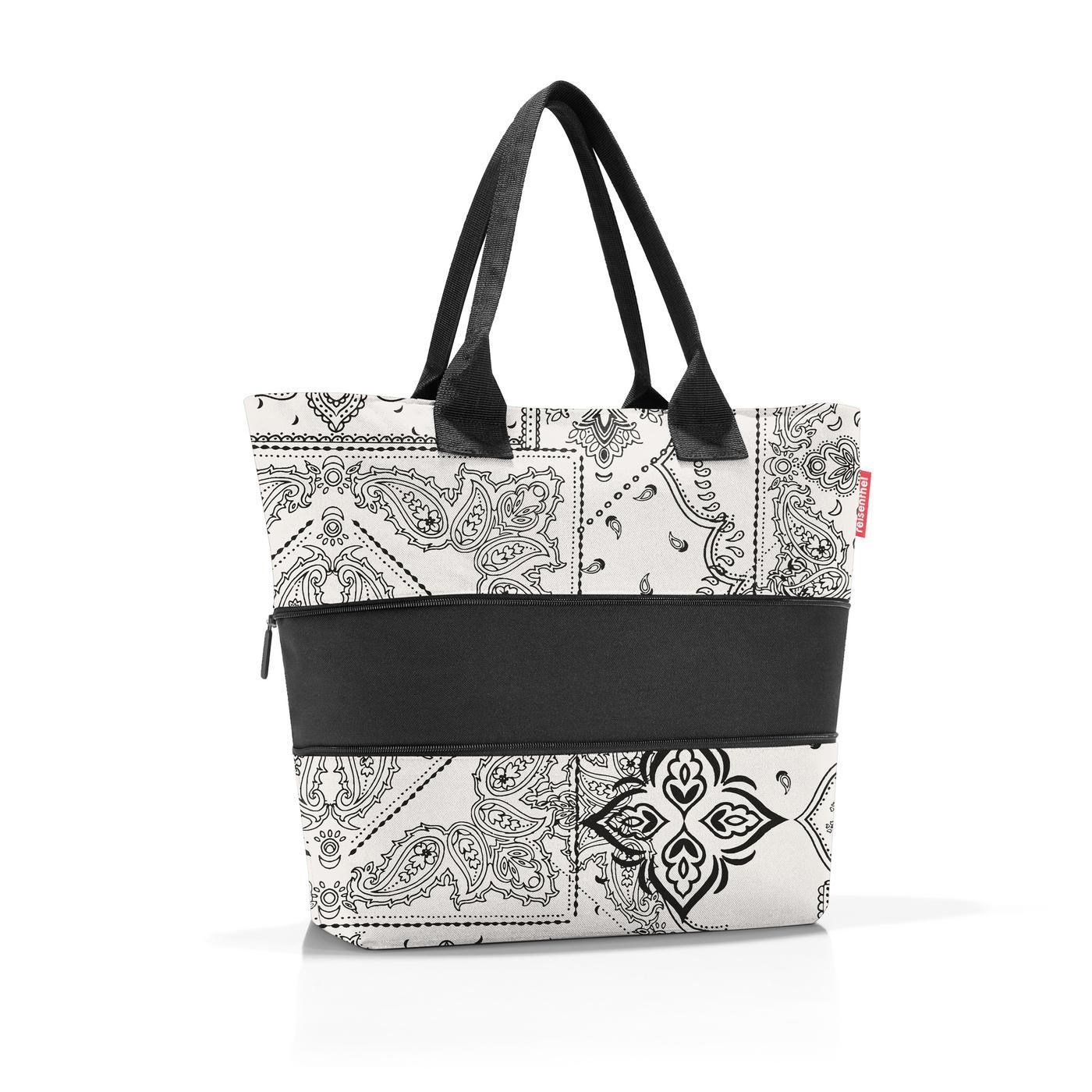 Chytrá taška přes rameno Shopper e1 bandana white_1