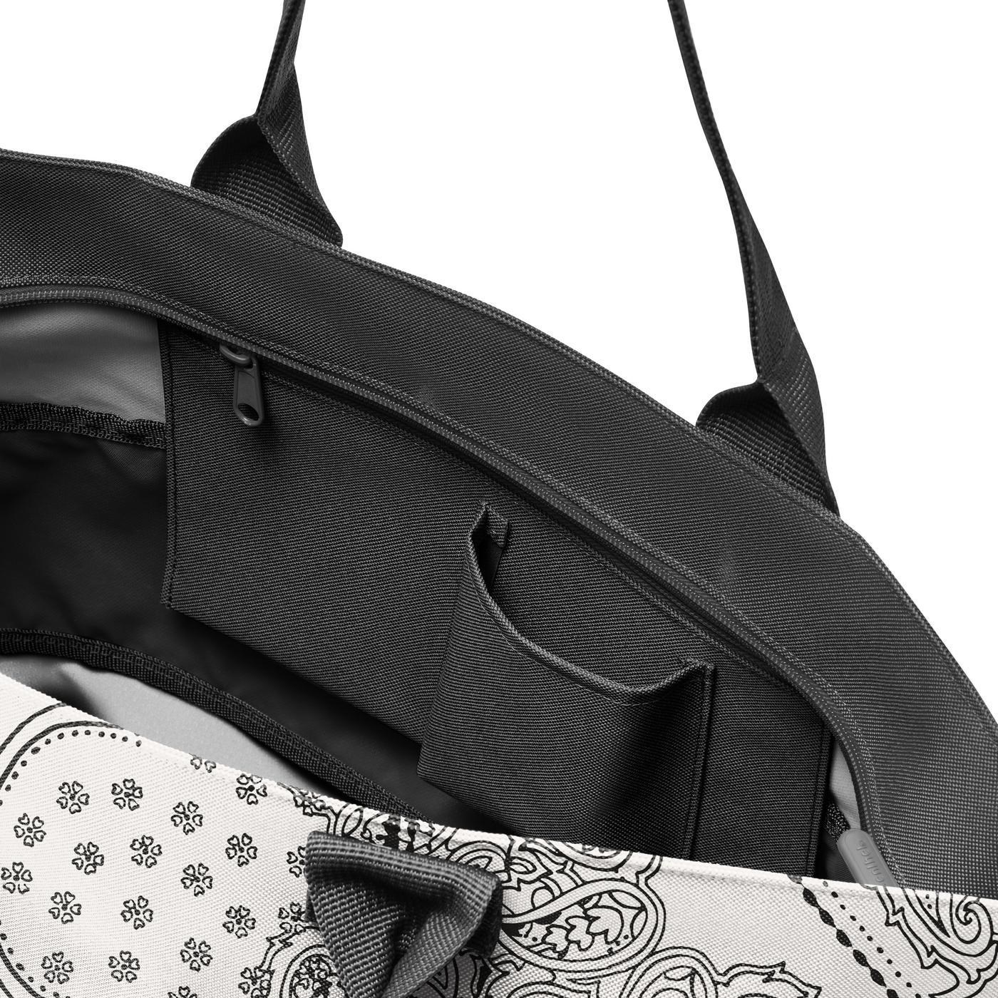 Chytrá taška přes rameno Shopper e1 bandana white_2