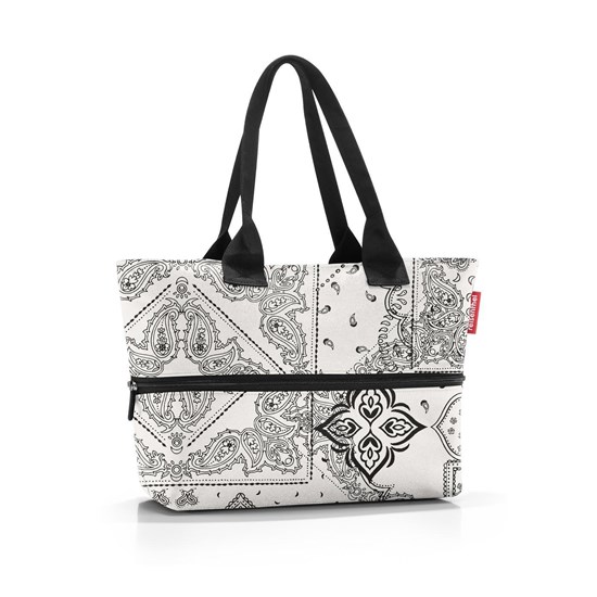 Chytrá taška přes rameno Shopper e1 bandana white_5