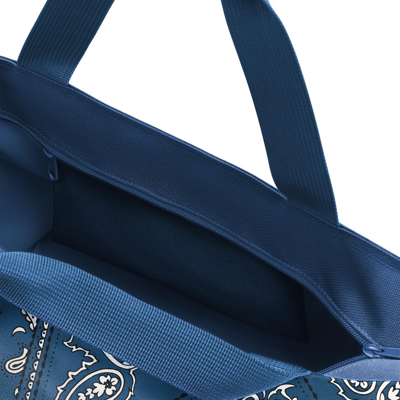 Taška přes rameno Shopper M bandana blue_0