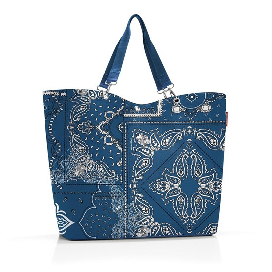 Taška přes rameno Shopper XL bandana blue_4