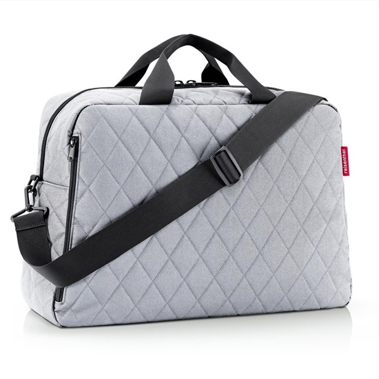 Taška přes rameno Duffelbag M rhombus light grey_5