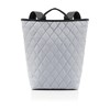 Nákupní batoh Shopper-Backpack rhombus light grey_5
