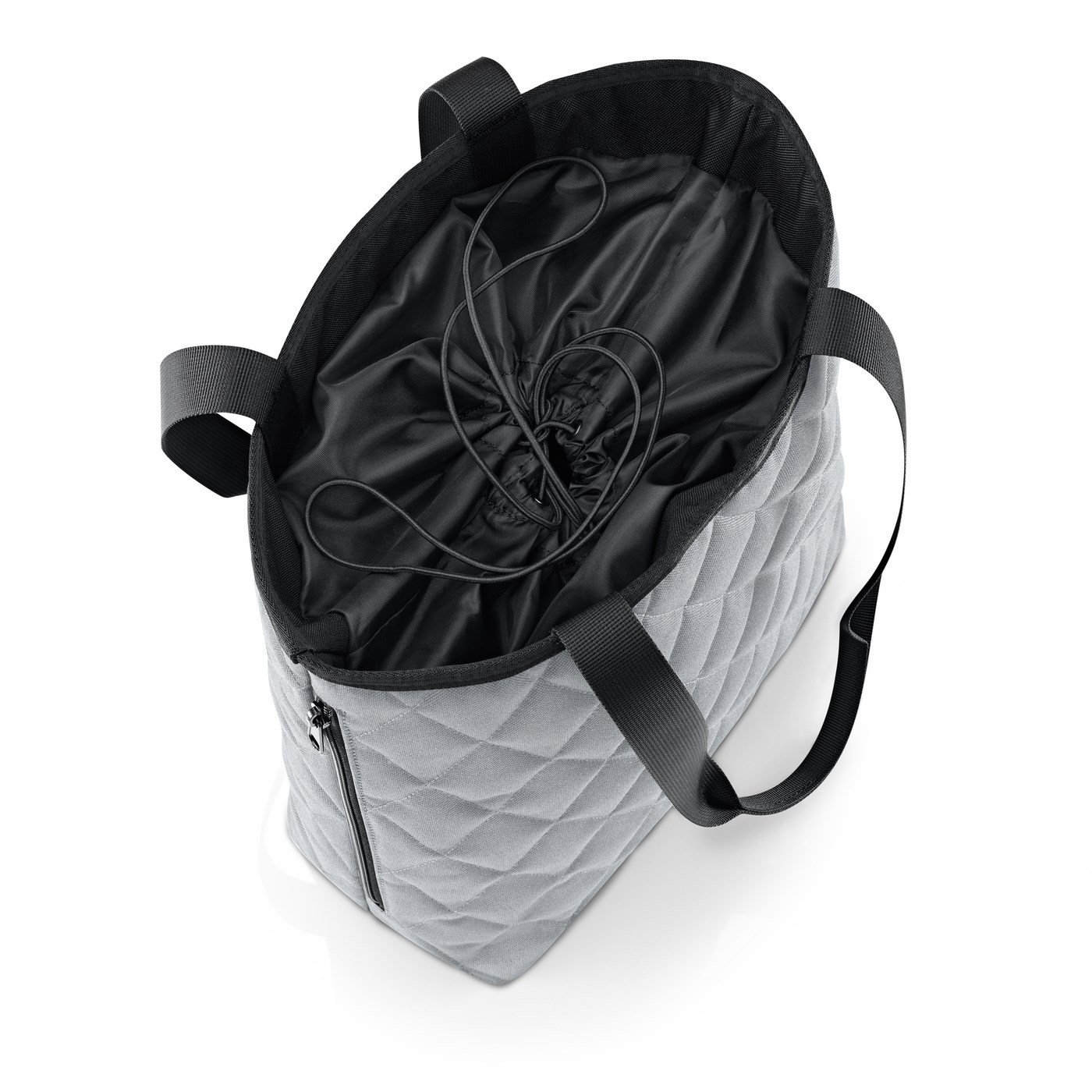 Taška Classic Shopper M rhombus light grey_2