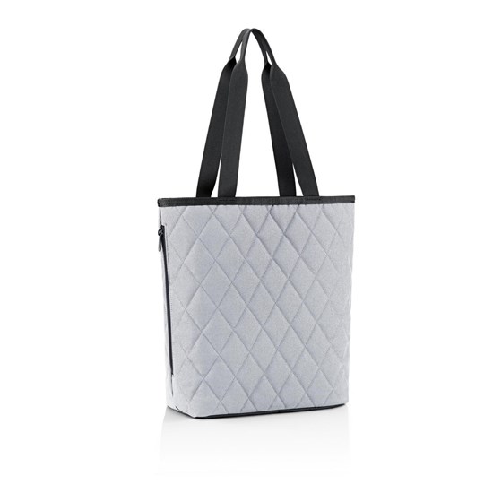 Taška Classic Shopper M rhombus light grey_5