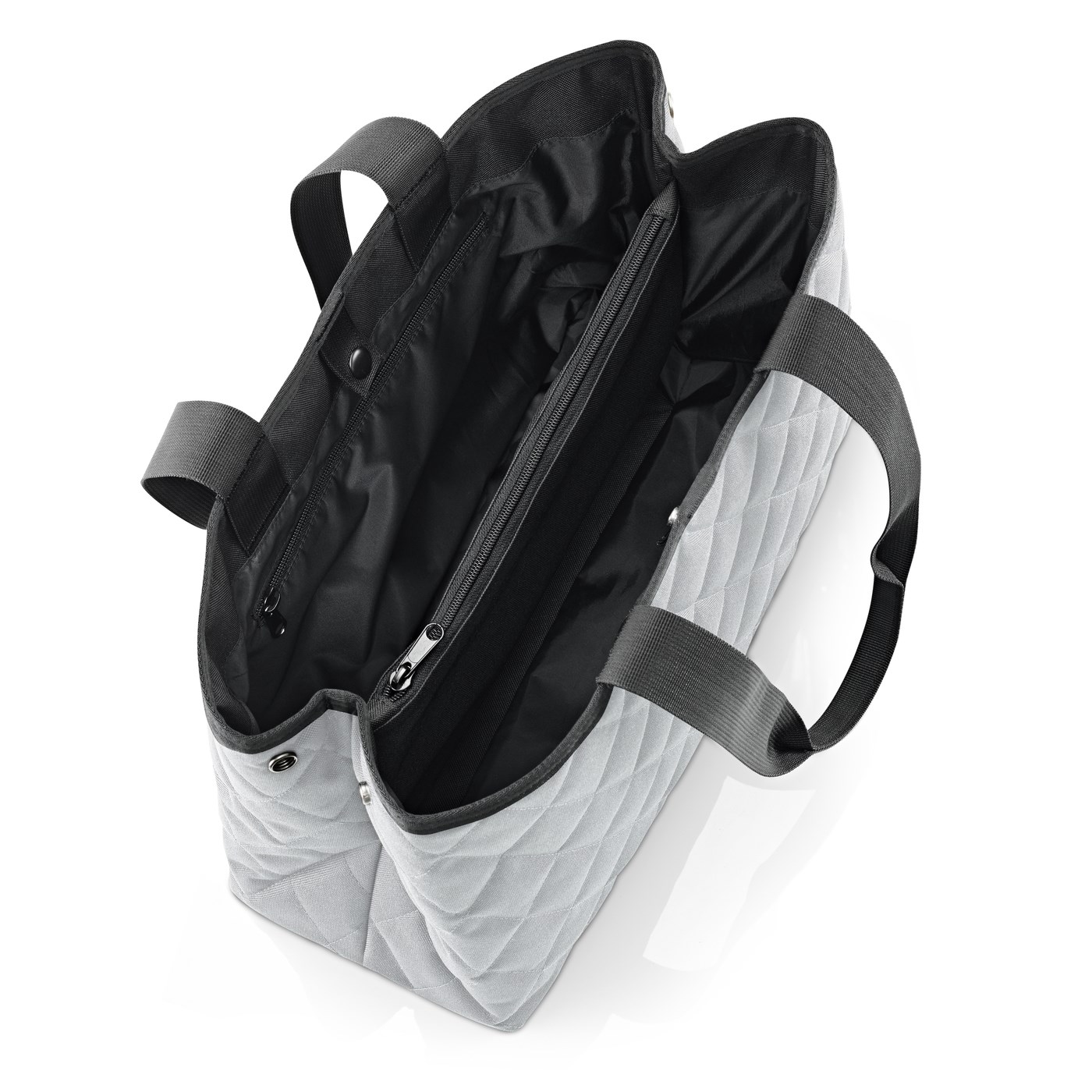 Taška Classic Shopper L rhombus light grey_2