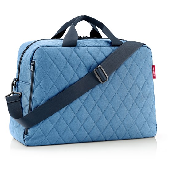 Taška přes rameno Duffelbag M rhombus blue_5