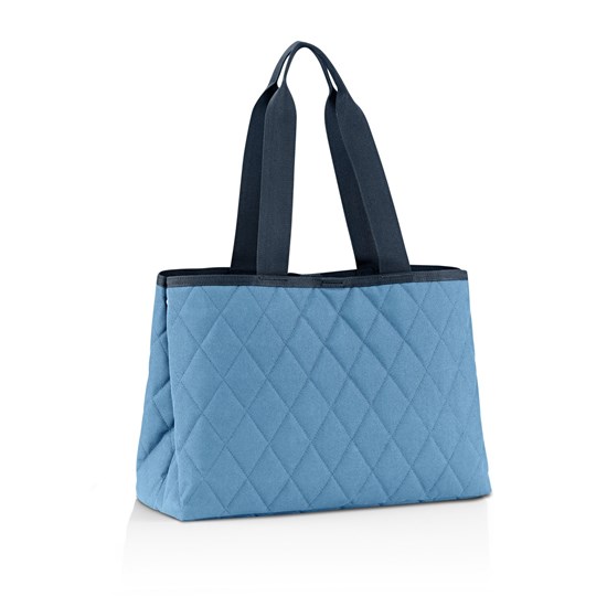 Taška Classic Shopper L rhombus blue_5