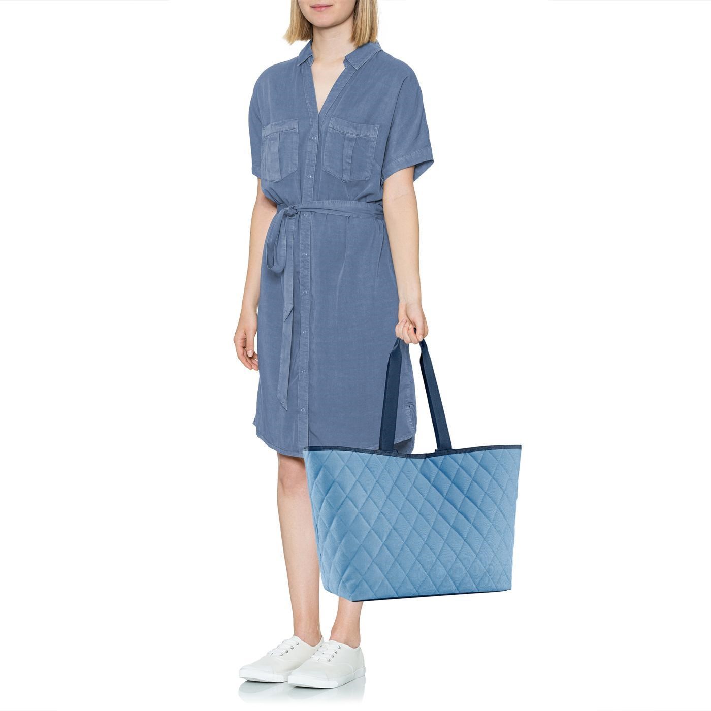 Taška Classic Shopper XL rhombus blue_3