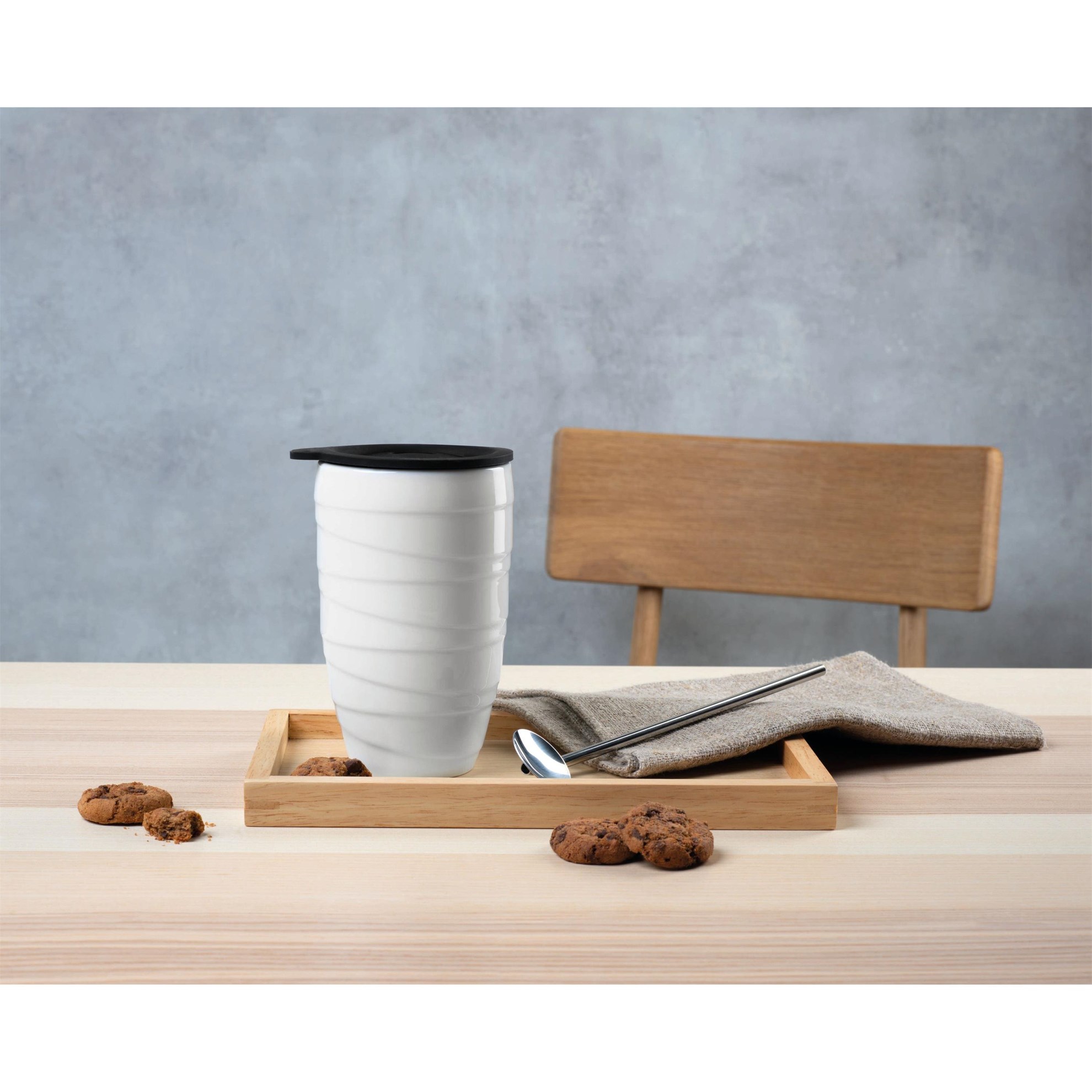 Termohrnek THERMO 0,35 l, šedý_2