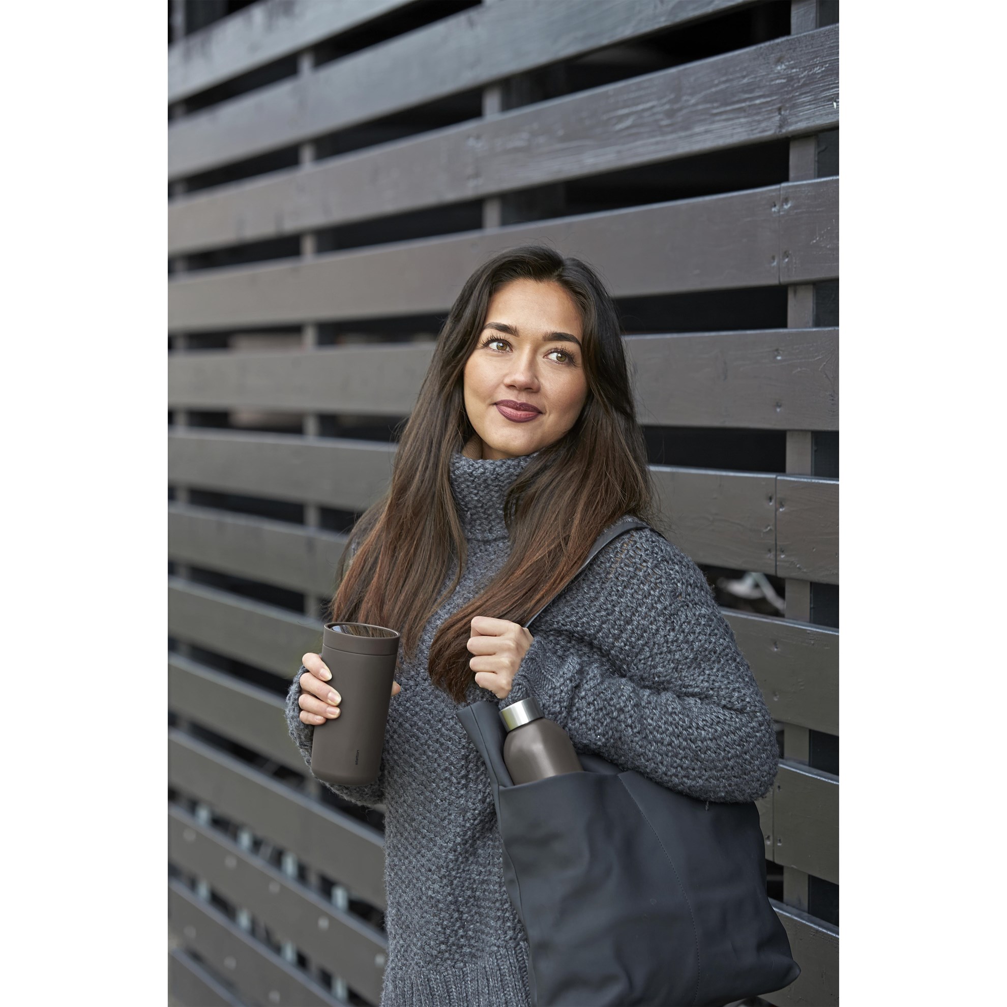 Termohrnek Go Click 0,4l soft bark_1