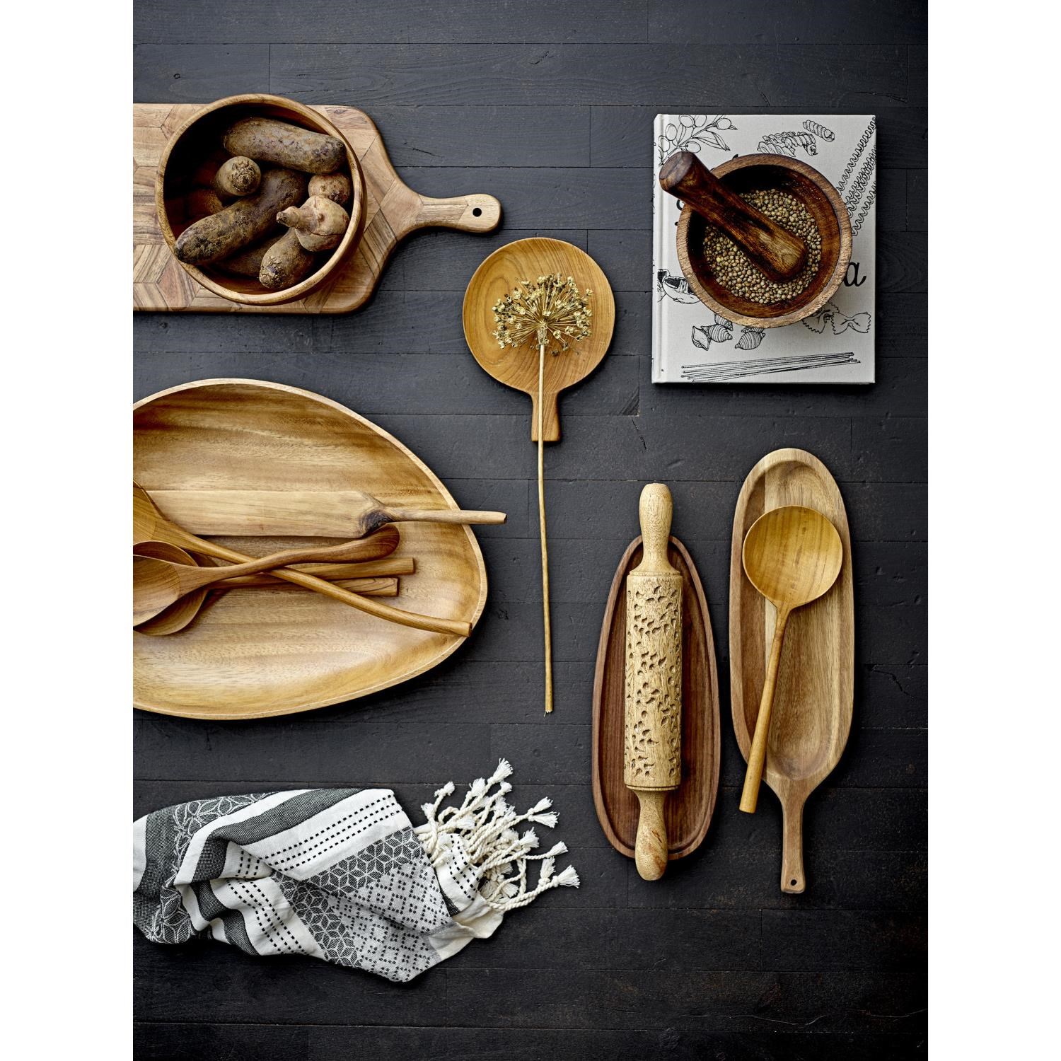 Dřevěný váleček na těsto se vzorem Kiesha SET/3ks_2