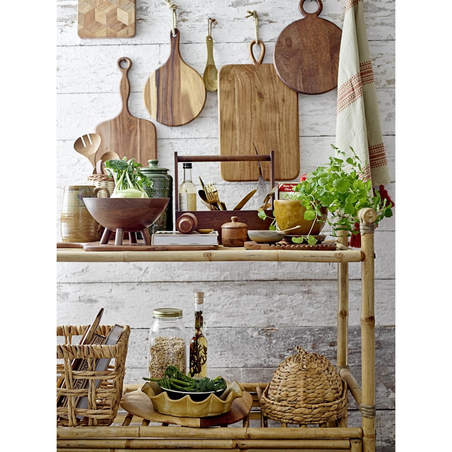 Dřevěný váleček na těsto se vzorem Kiesha SET/3ks_5