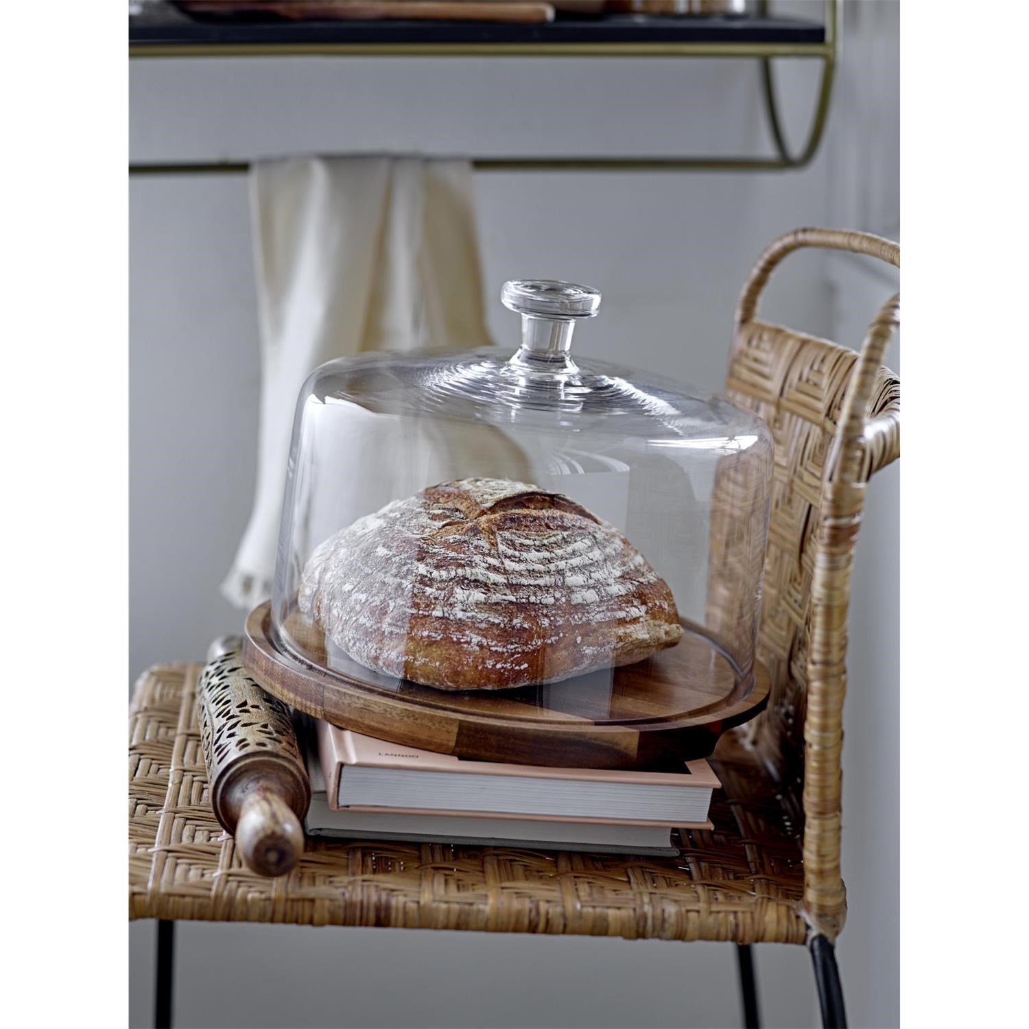 Dřevěný váleček na těsto se vzorem Kiesha SET/3ks_6