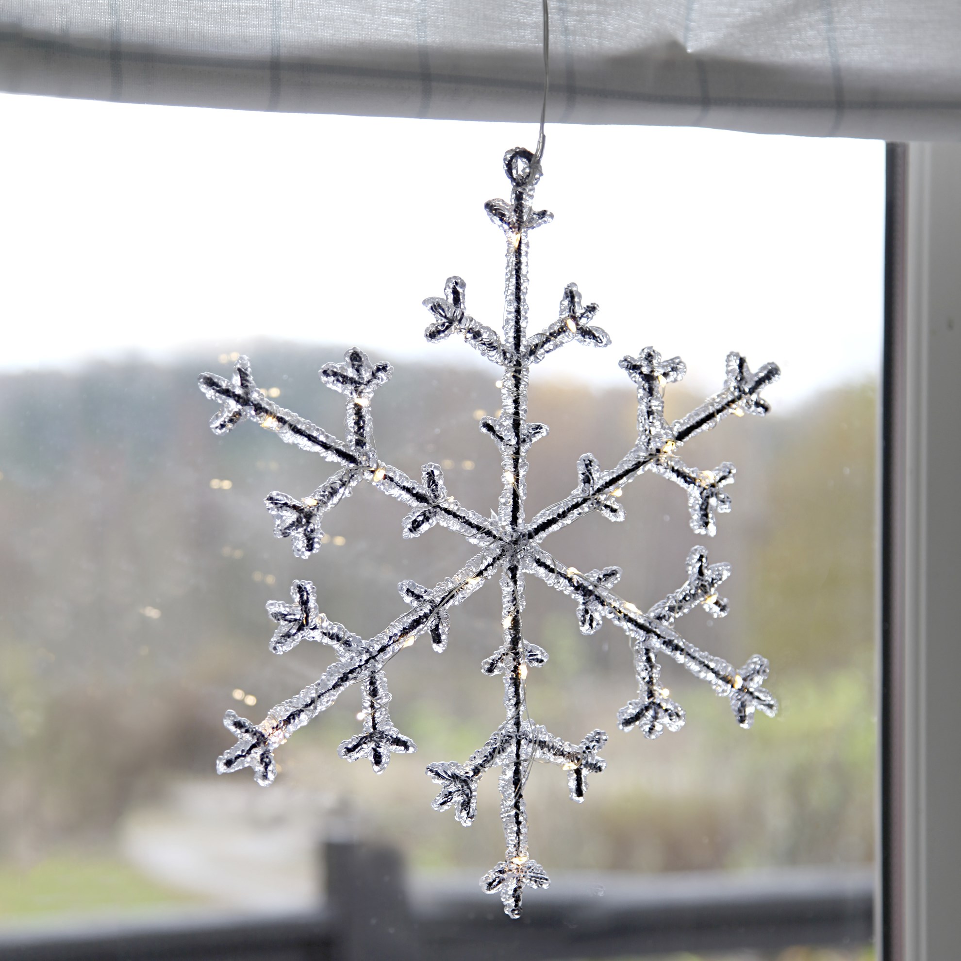 Dekorační svítící vločka STAR V.30 cm_0