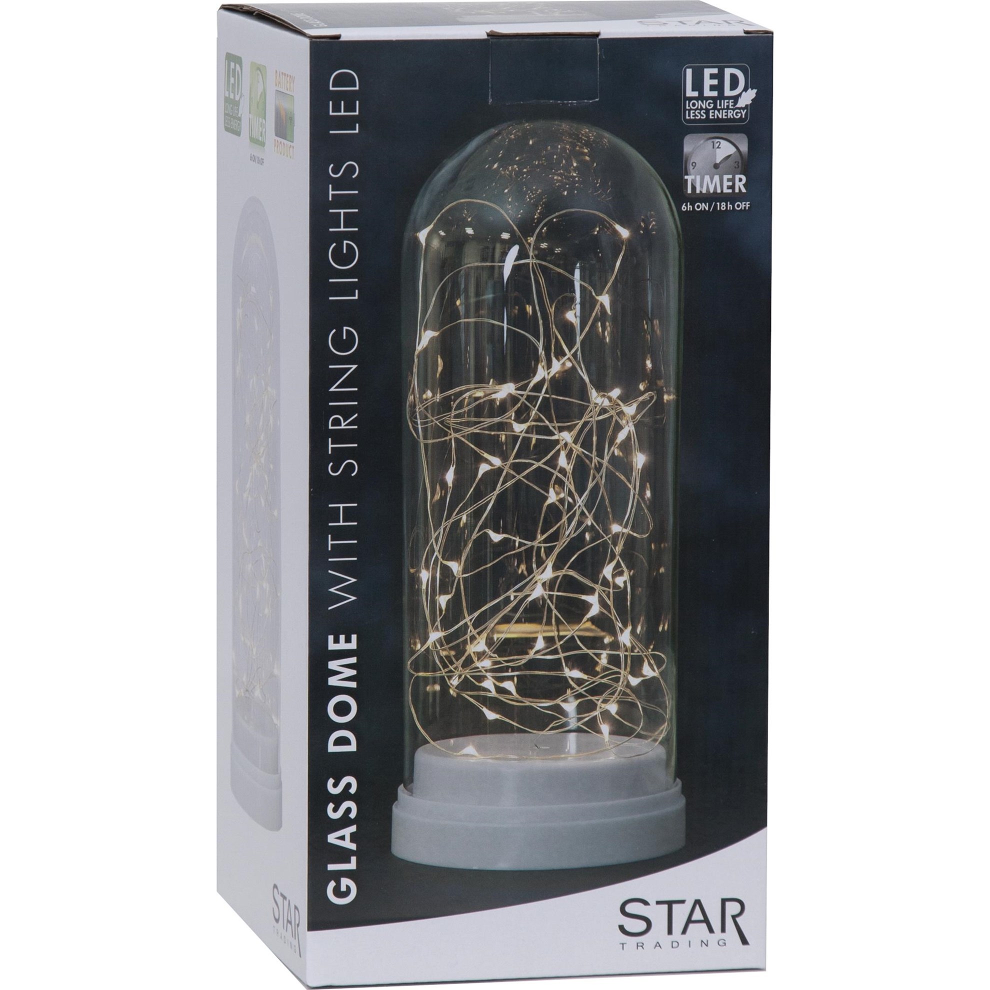 LED stolní dekorace GLAS DOME_1