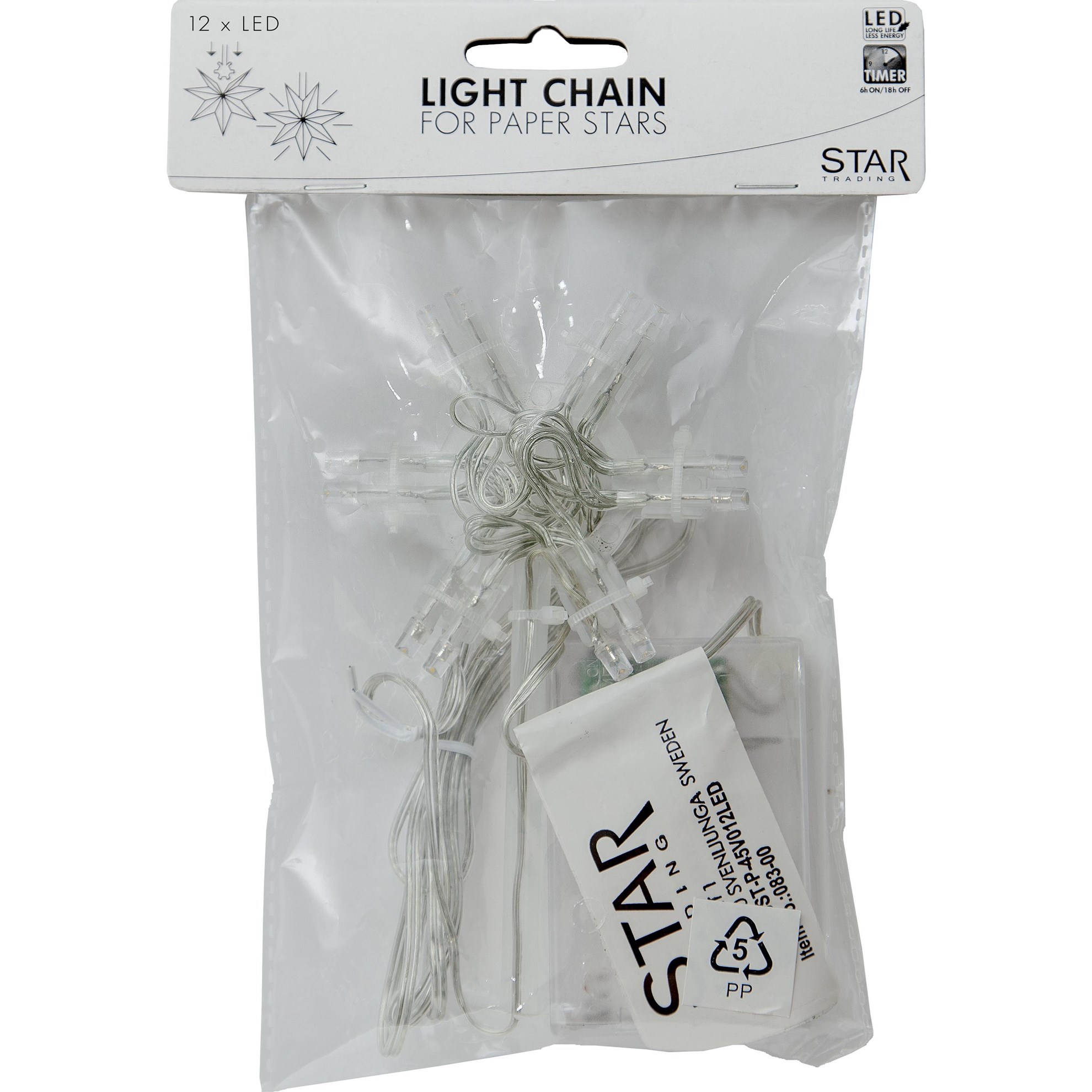 Světelný řetěz "Lighty" pro většinu papírových hvězd_0