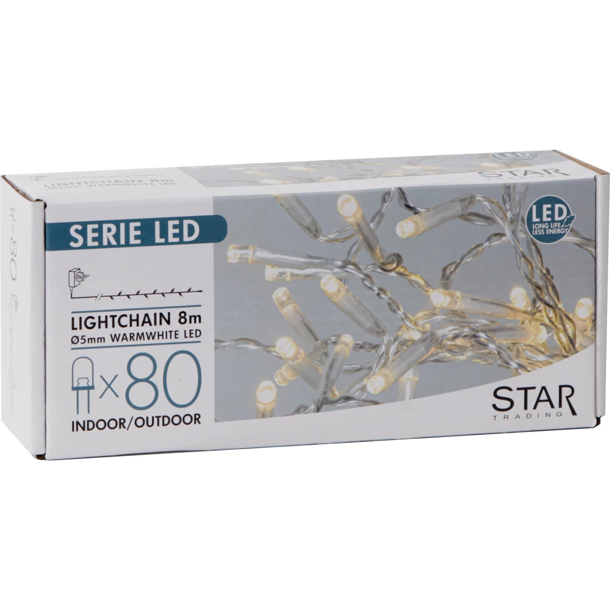 LED světelný řetěz SERIE 80x LED 8 m_2