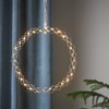 Závěsný svítící věnec HOOP 30x LED P.30 cm stříbrný_0