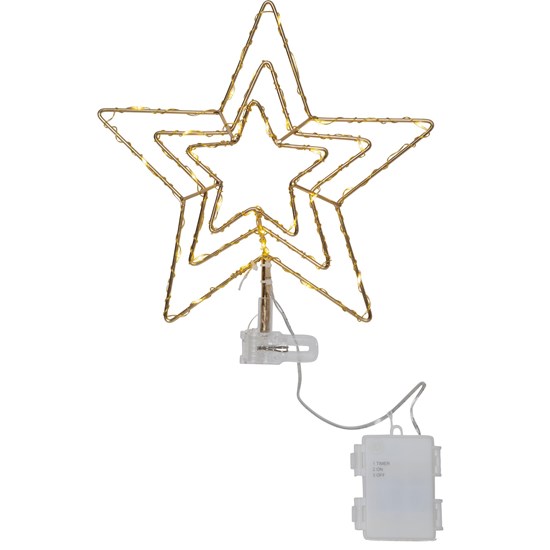 LED hvězda na strom s 3D efektem 30x LED_1