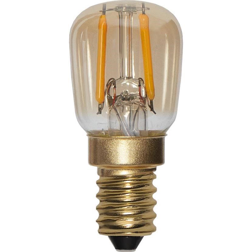 LED žárovka s vláknem E14 jantarové sklo_0