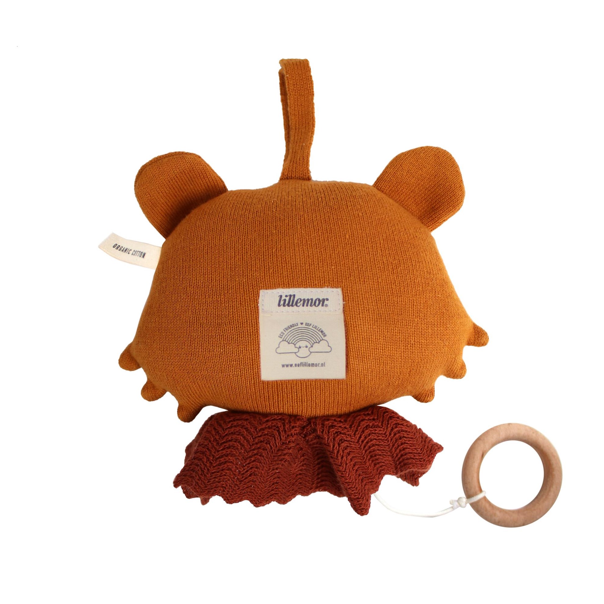 Hrací pletená hračka na zavěšení Lion_0