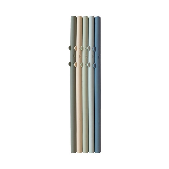 Sada silikonových brček - odstíny šalvějové po modrou_2